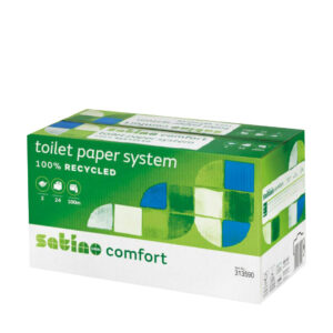Novosan, Toalettpapper Satino Comfort, systemrulle. Produktnummer: 313590.
