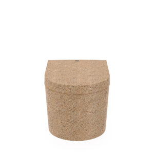 Novosan, Toalettstol Woodio Block. Produktnummer: WC-BL-A2-NAT-G. Färgalternativ: Natural. Material: Wood composite.
