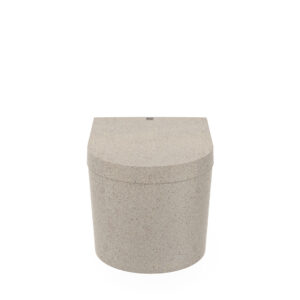 Novosan, Toalettstol Woodio Block. Produktnummer: WC-BL-A2-POL-G. Färgalternativ: Polar. Material: Wood composite.