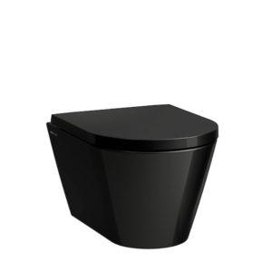 Novosan, Laufen, Kartell toalettstol, svart. Produktnummer: H8203330200001. Färgalternativ: glänsande svart.