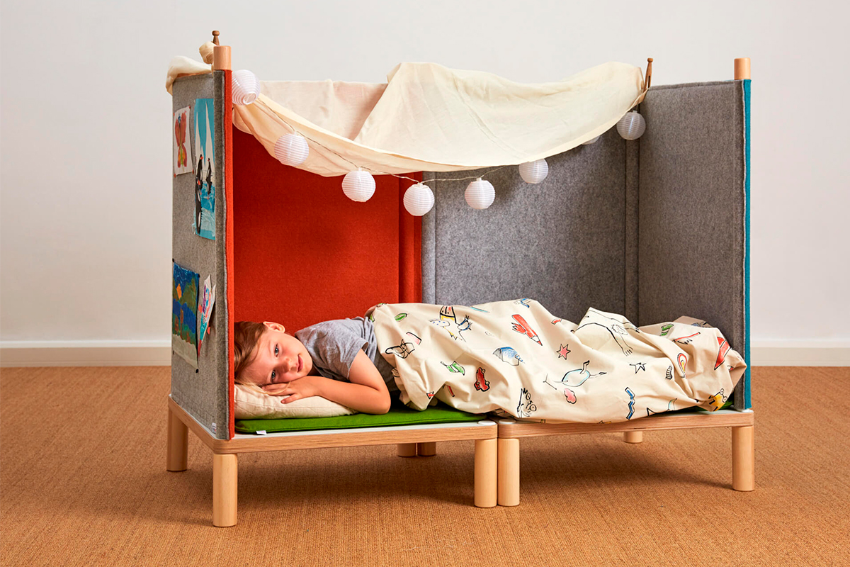 Akustinen lasten Novosan Timkid -sohva.