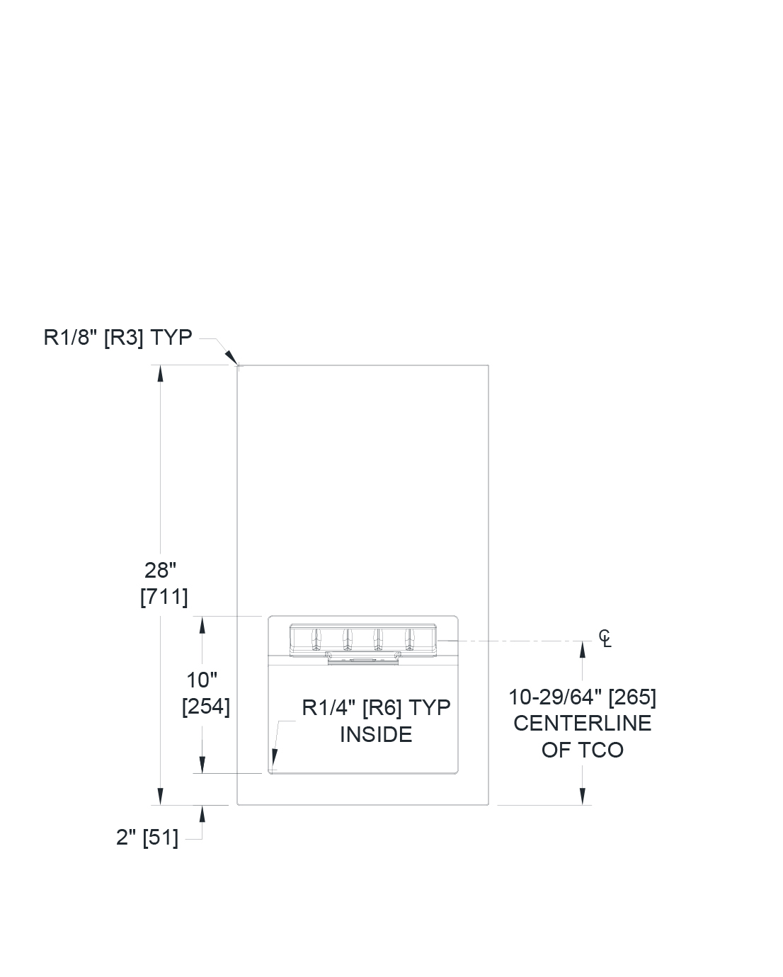 PIATTO™ inbyggnadselement med automatisk dispenser för handtorkpapper på rulle, nätanslutet – svart - Bild 8