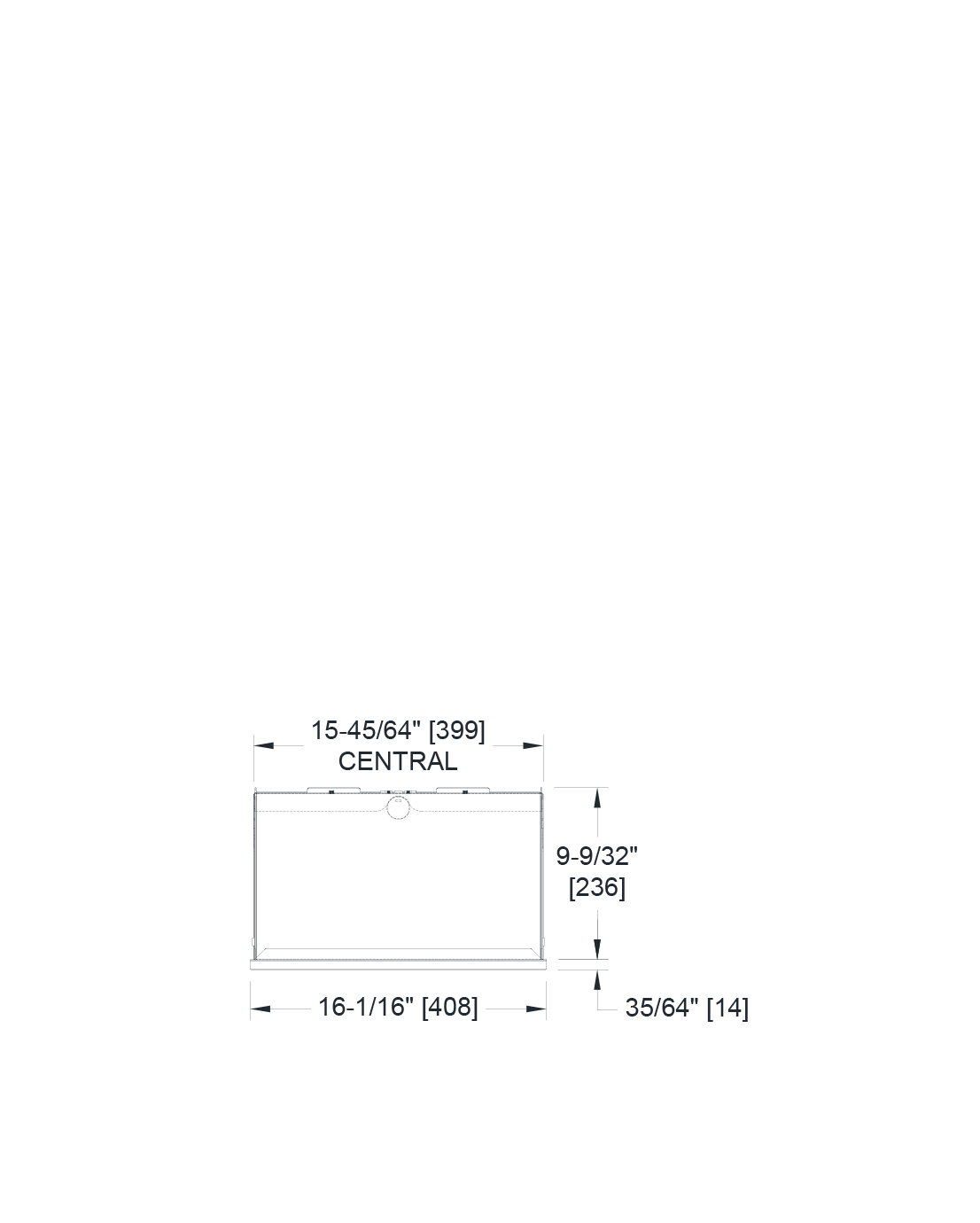 PIATTO™ inbyggnadselement med automatisk dispenser för handtorkpapper på rulle, nätanslutet – svart - Bild 9