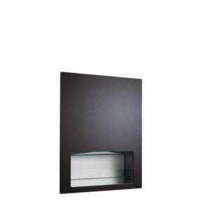 PIATTO™ inbyggd pappershandduksdispenser, svart. Produktnummer 6457-41.