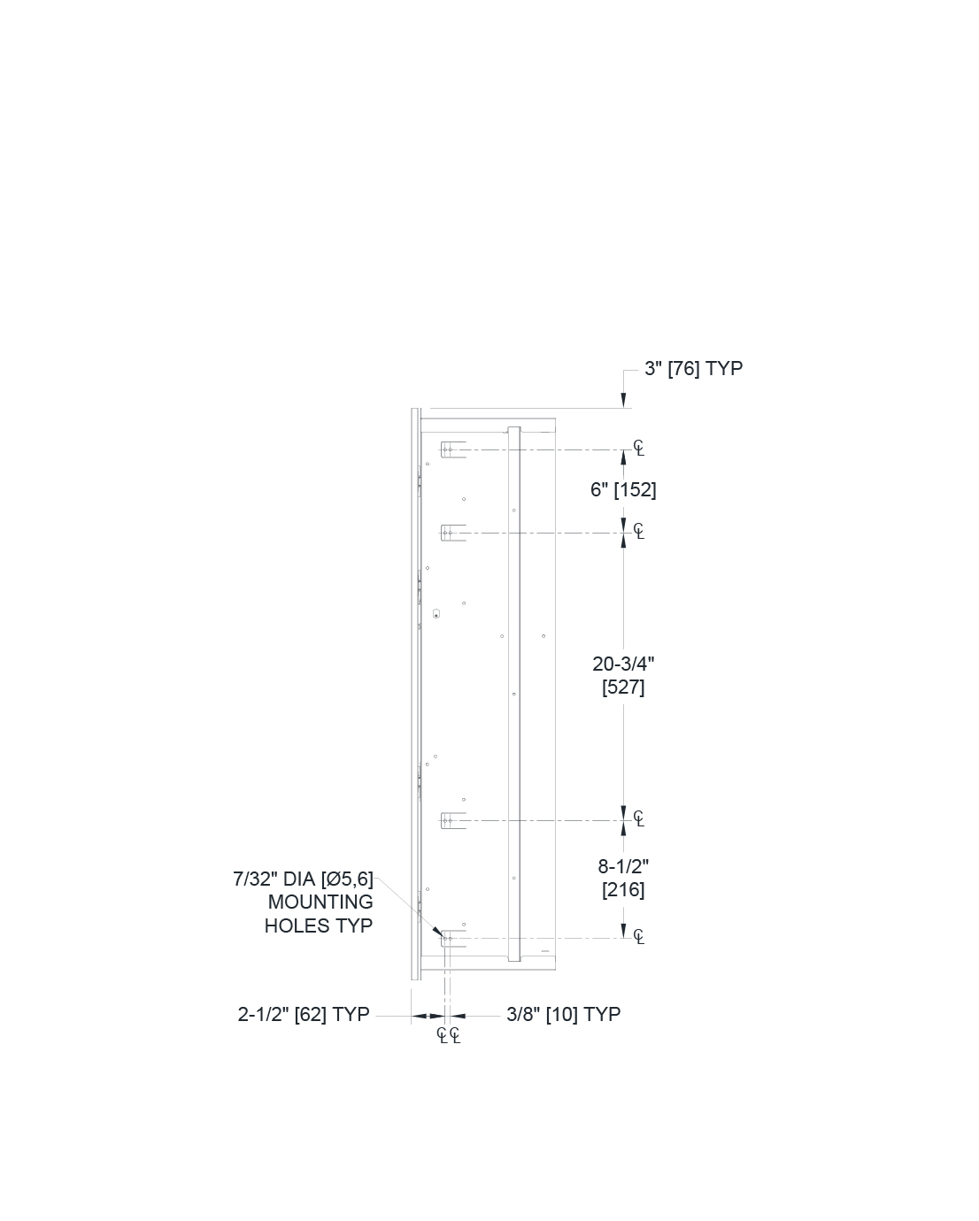 PIATTO™ inbyggnadselement med automatisk dispenser för handtorkpapper på rulle samt papperskorg, nätanslutet - svart - Bild 10