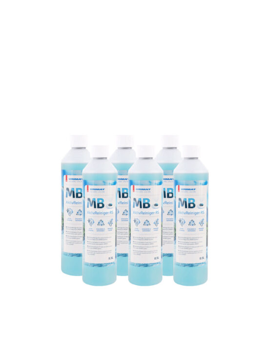 MB ActiveCleaner CS -pesuaine vedettömiin puhdistusjärjestelmällisiin Urimat-pisuaareihin, 6 x 500 ml. Tuotenumero 80016.