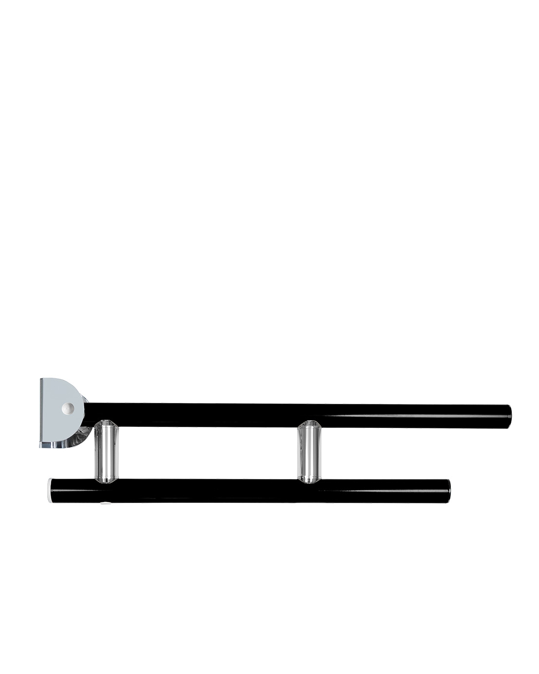 Novosan Pito Deluxe armstöd. Färg: RAL9005, svart. Längder 60 och 75 cm.