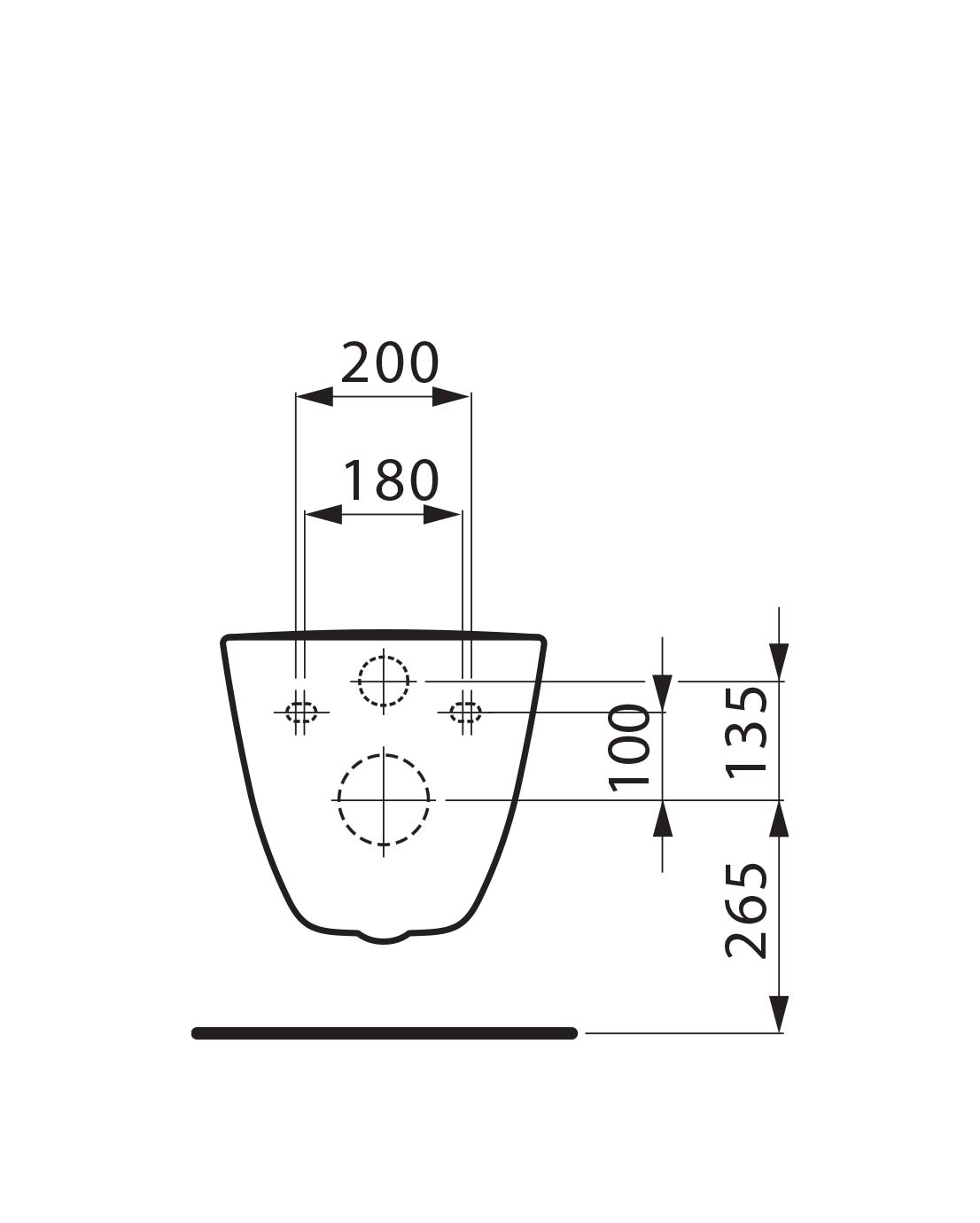 Laufen Pro Liberty tillgänglighetsanpassad toalettstol - Bild 3