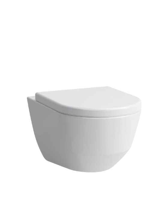 Toalettstol Laufen Pro. Färg: vit. Produktnummer:  H8209664000001.