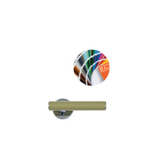 Novosan Pito Deluxe toalettpappershållare. Färg RAL6013 med kromat knoppfäste.